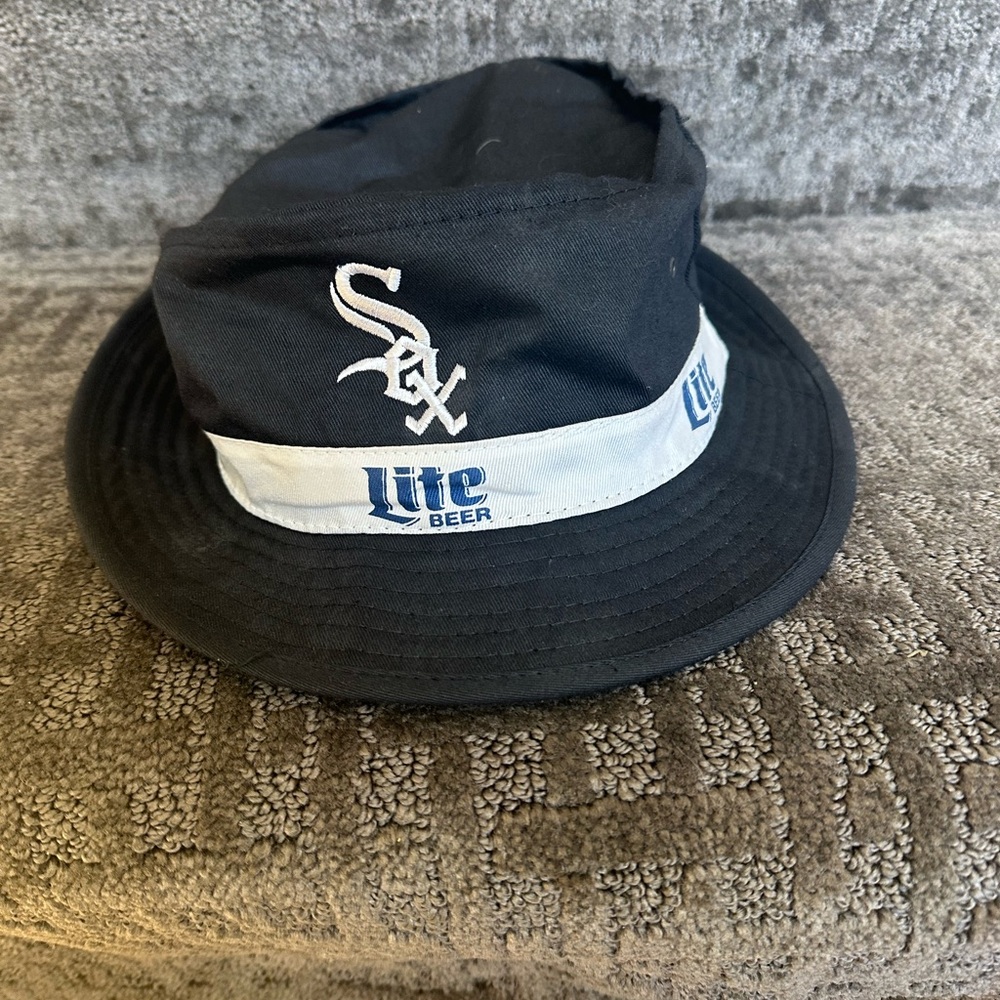 Vintage Chicago White Sox/Miller Lite Bucket Hat